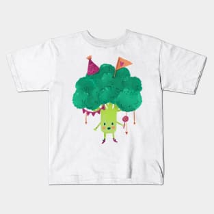 Party Broccoli Kids T-Shirt